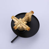 Load image into Gallery viewer, Wall-Mount Swiveling Spout Bathtub Filler Faucet with Handheld Cylinder Shower - SeeiHome