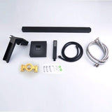 Load image into Gallery viewer, Freestanding bathtub faucet  with square knob and swivel waterfall spout - SeeiHome