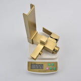 Load image into Gallery viewer, Freestanding bathtub faucet  with square knob and swivel waterfall spout - SeeiHome