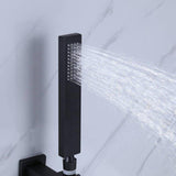 Load image into Gallery viewer, Wide and Flat Waterfall Spout Wall Mounted Bathtub Faucet with Handheld Shower - SeeiHome
