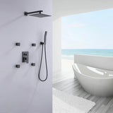 Load image into Gallery viewer, Massage Spray Jet Shower System With 4 pcs Shower Body Jet,Top Spray Rain Shower with Handheld  Shower - SeeiHome