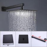 Load image into Gallery viewer, 3 Function Shower system,Multi Mode Dual Shower Heads,Single-Handle 1-Spray Tub and Shower Faucet  in Matte Black  (Valve Included) - SeeiHome