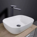 Load image into Gallery viewer, Tall Spout Right Angle Sink Faucet with Single handle in Matte Black - SeeiHome